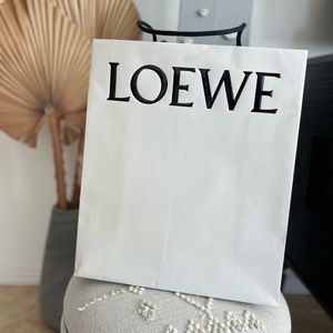 Loewe white paper gift bag 13*16*6